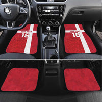 Custom Denmark Football Car Mats Danish Dynamite Go Champion