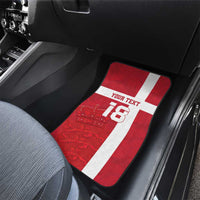 Custom Denmark Football Car Mats Danish Dynamite Go Champion