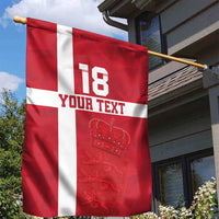 Custom Denmark Football Garden Flag Danish Dynamite Go Champion