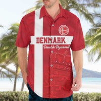 Custom Denmark Football Hawaiian Shirt Danish Dynamite Go Champion