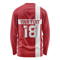 Custom Denmark Football Long Sleeve Shirt Danish Dynamite Go Champion