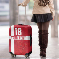 Custom Denmark Football Luggage Cover Danish Dynamite Go Champion