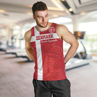 Custom Denmark Football Men Tank Top Danish Dynamite Go Champion