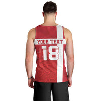 Custom Denmark Football Men Tank Top Danish Dynamite Go Champion