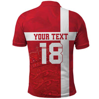 Custom Denmark Football Polo Shirt Danish Dynamite Go Champion