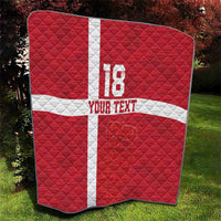 Custom Denmark Football Quilt Danish Dynamite Go Champion