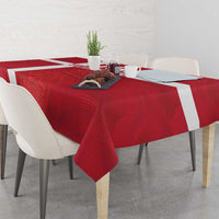Custom Denmark Football Tablecloth Danish Dynamite Go Champion