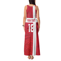 Custom Denmark Football Tank Maxi Dress Danish Dynamite Go Champion