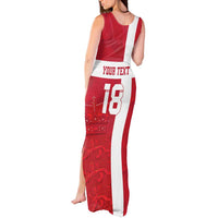 Custom Denmark Football Tank Maxi Dress Danish Dynamite Go Champion