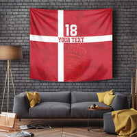 Custom Denmark Football Tapestry Danish Dynamite Go Champion