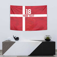 Custom Denmark Football Tapestry Danish Dynamite Go Champion