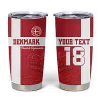 Custom Denmark Football Tumbler Cup Danish Dynamite Go Champion