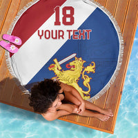 Custom Netherlands Football Beach Blanket Come On Holland