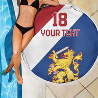 Custom Netherlands Football Beach Blanket Come On Holland