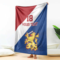 Custom Netherlands Football Blanket Come On Holland