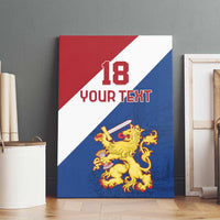 Custom Netherlands Football Canvas Wall Art Come On Holland