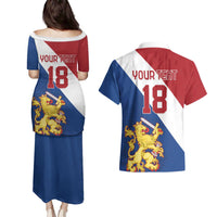 Custom Netherlands Football Couples Matching Puletasi and Hawaiian Shirt Come On Holland