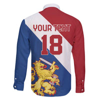 Custom Netherlands Football Family Matching Long Sleeve Bodycon Dress and Hawaiian Shirt Come On Holland