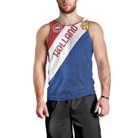 Custom Netherlands Football Men Tank Top Come On Holland