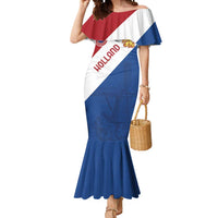 Custom Netherlands Football Mermaid Dress Come On Holland