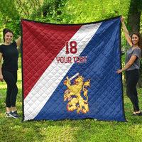 Custom Netherlands Football Quilt Come On Holland