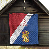Custom Netherlands Football Quilt Come On Holland