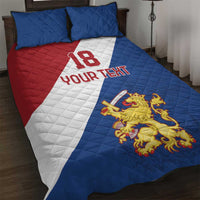 Custom Netherlands Football Quilt Bed Set Come On Holland