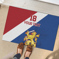 Custom Netherlands Football Rubber Doormat Come On Holland