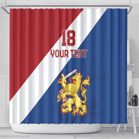 Custom Netherlands Football Shower Curtain Come On Holland