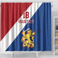 Custom Netherlands Football Shower Curtain Come On Holland