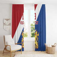 Custom Netherlands Football Window Curtain Come On Holland