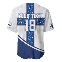 Custom Finland Football Baseball Jersey Suomen jalkapallomaajoukkue