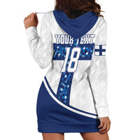 Custom Finland Football Hoodie Dress Suomen jalkapallomaajoukkue