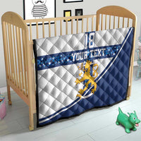 Custom Finland Football Quilt Suomen jalkapallomaajoukkue