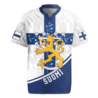 Custom Finland Football Rugby Jersey Suomen jalkapallomaajoukkue