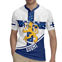 Custom Finland Football Rugby Jersey Suomen jalkapallomaajoukkue
