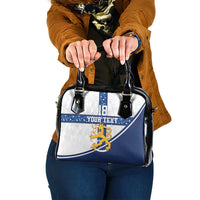 Custom Finland Football Shoulder Handbag Suomen jalkapallomaajoukkue