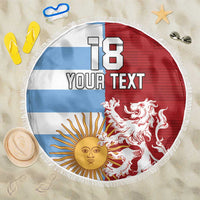 Custom British Lions Argentina Beach Blanket Unique Style - Wonder Print Shop