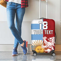 Custom British Lions Argentina Luggage Cover Unique Style - Wonder Print Shop