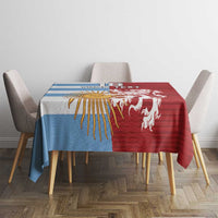 Custom British Lions Argentina Tablecloth Unique Style - Wonder Print Shop