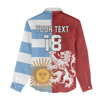 Custom British Lions Argentina Women Casual Shirt Unique Style - Wonder Print Shop