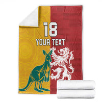 Custom British Lions Australia Blanket Unique Style - Wonder Print Shop