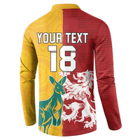 Custom British Lions Australia Button Sweatshirt Unique Style - Wonder Print Shop