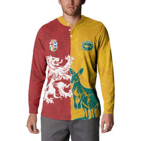 Custom British Lions Australia Button Sweatshirt Unique Style - Wonder Print Shop