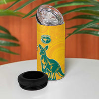 Custom British Lions Australia 4 in 1 Can Cooler Tumbler Unique Style - Wonder Print Shop