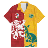 Custom British Lions Australia Family Matching Mermaid Dress and Hawaiian Shirt Unique Style - Wonder Print Shop