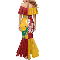 Custom British Lions Australia Family Matching Mermaid Dress and Hawaiian Shirt Unique Style - Wonder Print Shop