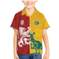 Custom British Lions Australia Family Matching Mermaid Dress and Hawaiian Shirt Unique Style - Wonder Print Shop
