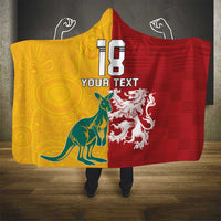 Custom British Lions Australia Hooded Blanket Unique Style - Wonder Print Shop
