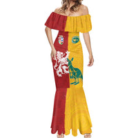 Custom British Lions Australia Mermaid Dress Unique Style - Wonder Print Shop